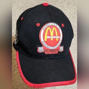 Original McDonald's Museum Souvenir Route 66 San Bernardino California Hat